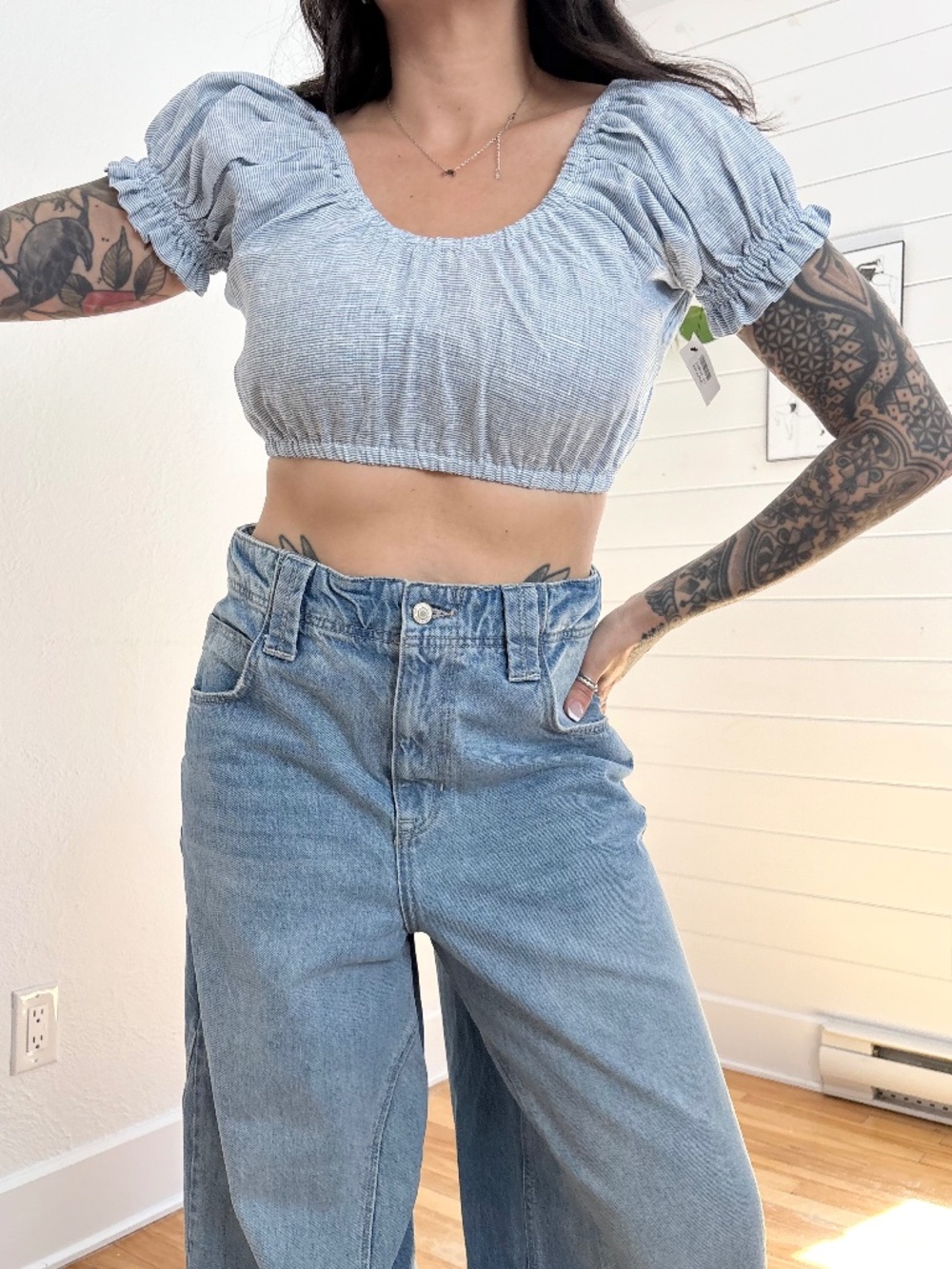 Mara Hoffman hemp crop top